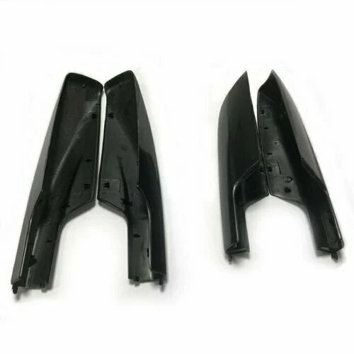 4 x Black Roof Rack Cover Rail End Shell for Toyota Highlander (2001–2007)