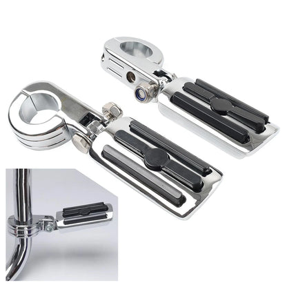 1.25" Highway Engine Guard Foot Pegs for Harley Touring Road King Street Glide