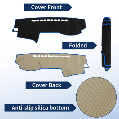 Dash Cover for Toyota Land Cruiser Prado 120 Series FJ120 (2003–2009) Flannel Set