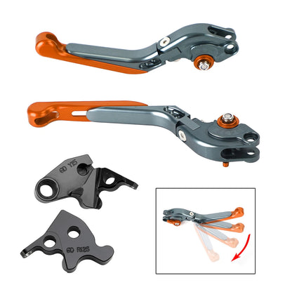 Adjustable Brake Levers Clutch for KTM 390 (2019) Black A1