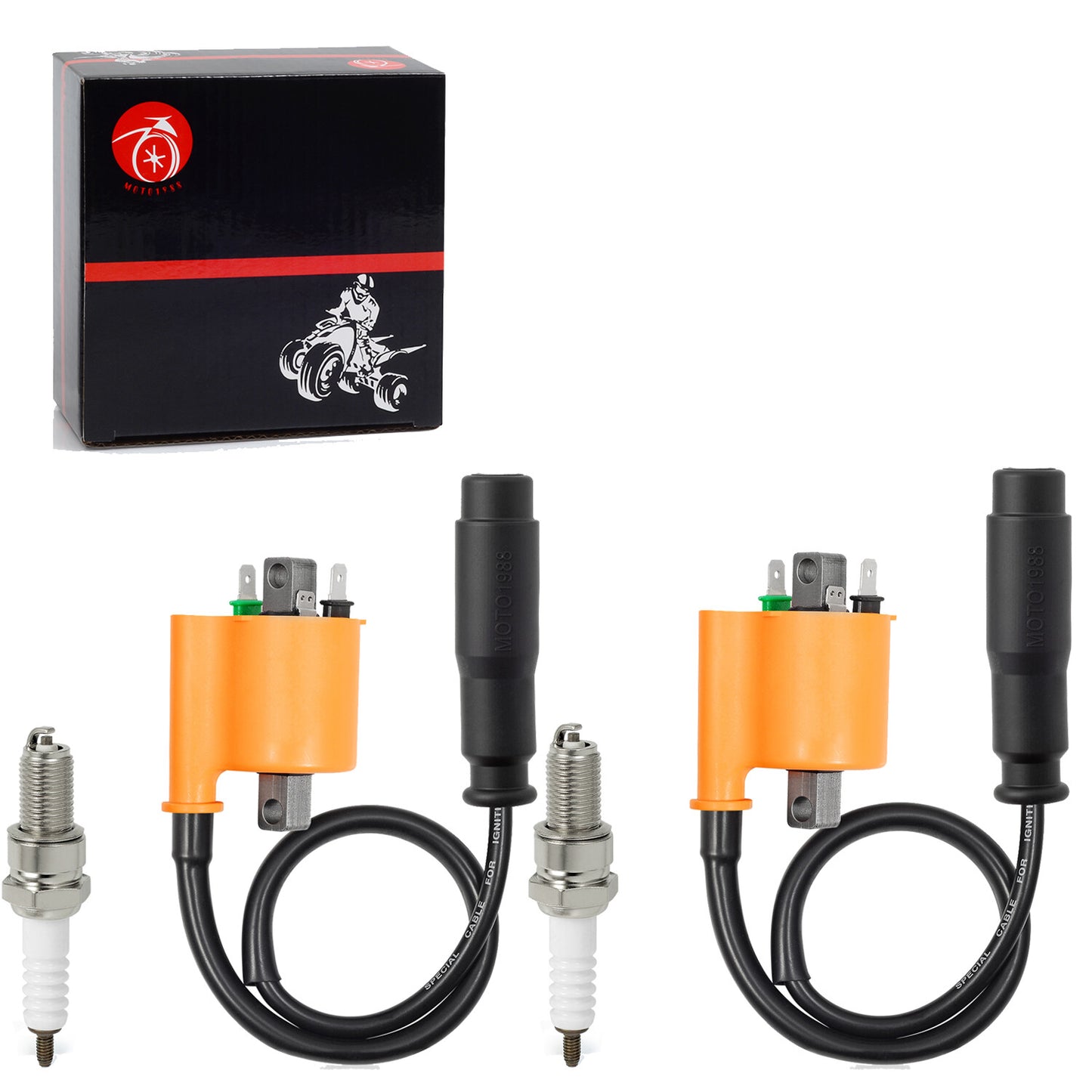 2X Ignition Coil for Kawasaki Brute Force 750 (2008–2022)