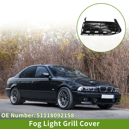 1 Pc Front Right Fog Light Grill for BMW 7 Series (2015-2020) Black