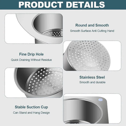 Kitchen Sink Drain Strainer Filter Basket for Fruit Vegetable