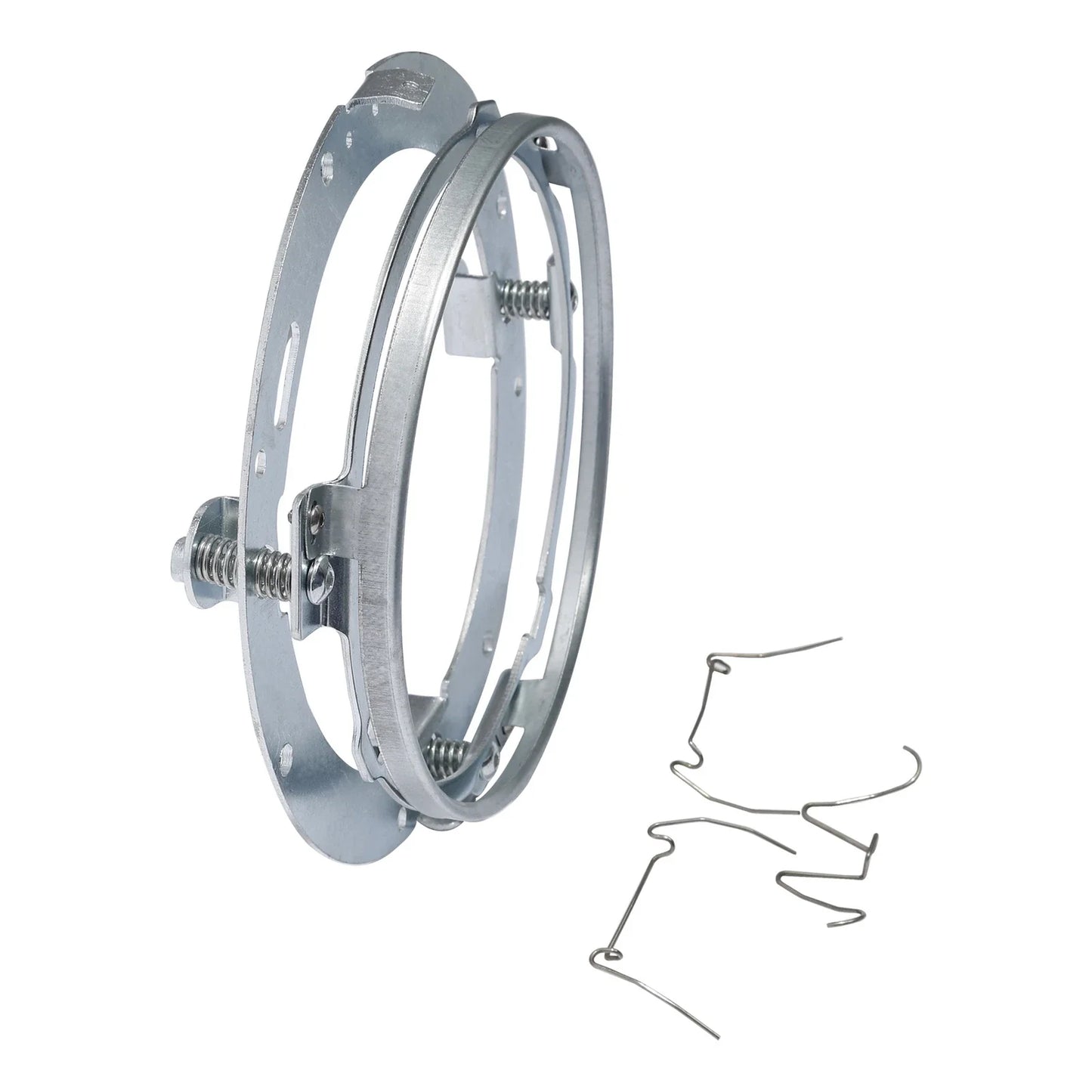 7" Front HID LED Headlight Lamp Mounting Ring for Harley Touring Softail
