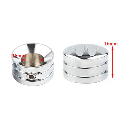 4 x Chrome Head Bolt Cover Caps for Harley Twin Cam (1999-2023)
