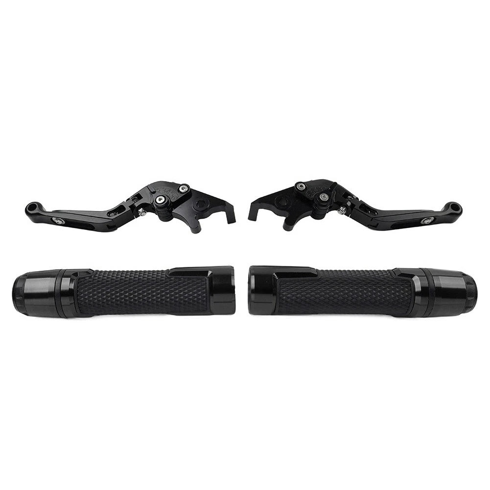 Folding Brake Clutch Levers Set for Kawasaki ZX6R/636 (2000–2023) - Orange