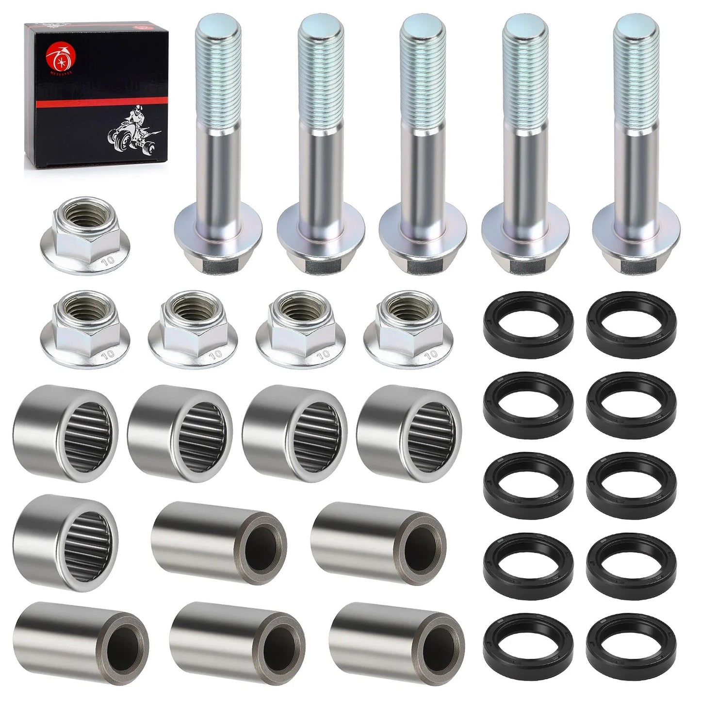 Swing Arm Linkage Bearing Kit Bolt Nut for Honda Sportrax TRX400EX (1999–2008)