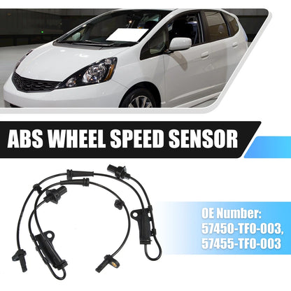 2 x ABS Wheel Speed Sensors for Honda CR-Z (2011-2016)