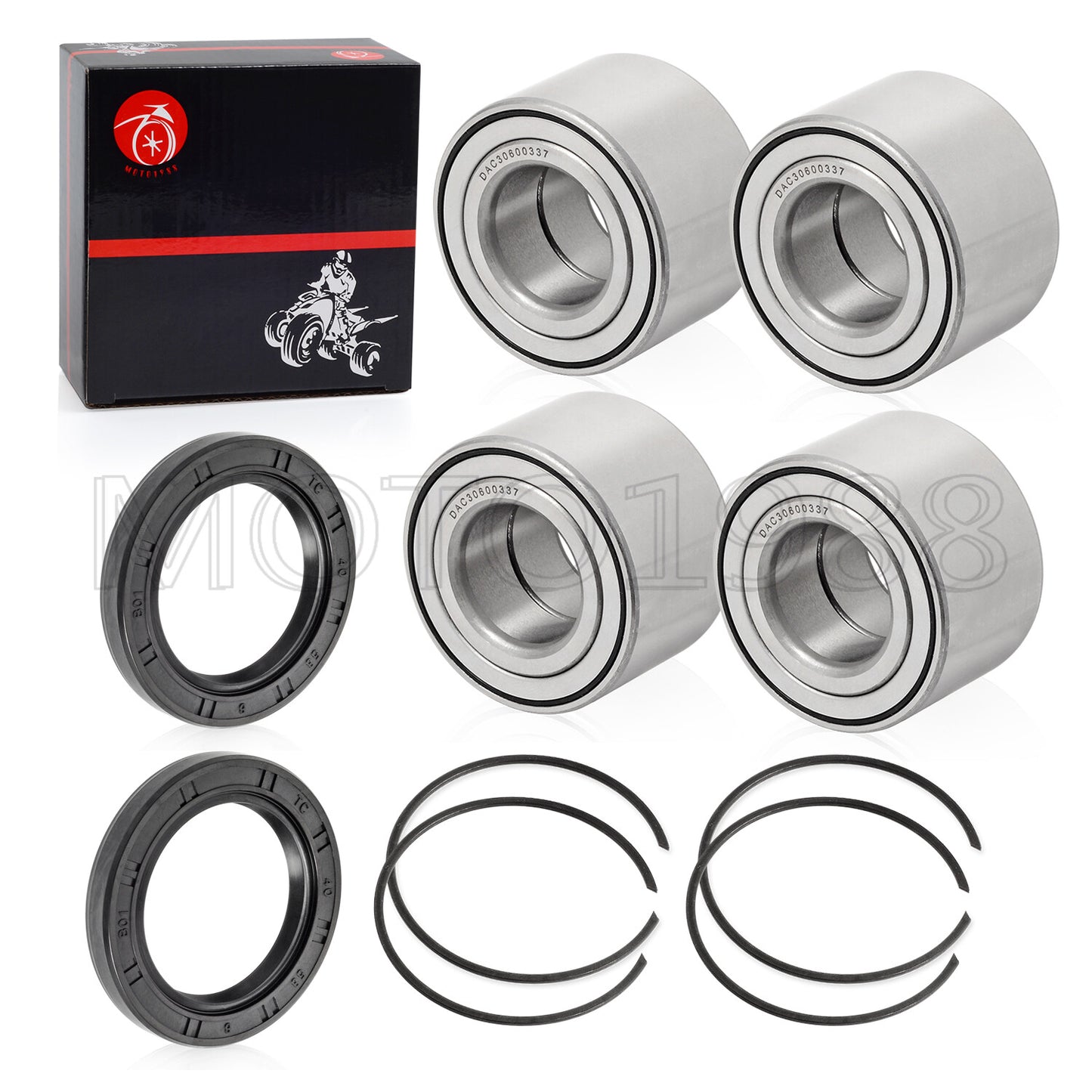 4X Wheel Bearings & Seals for Can-Am Defender Max HD10 (2019–2022)
