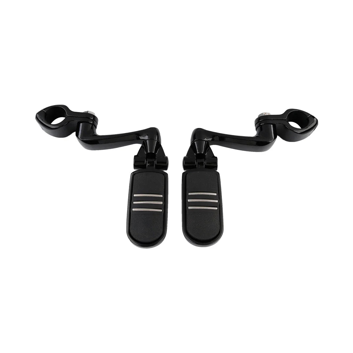 1-1/4 in Highway Engine Guard 360 Adjustable Footpegs for Harley Touring