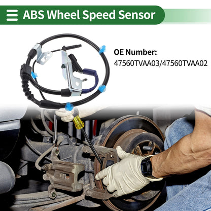 ABS Wheel Speed Sensor No. 47560TVAA03 for Honda Accord (2018–2022)