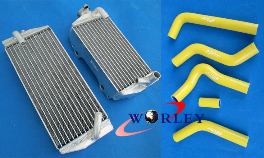 Aluminum Radiator & Silicone Hose Set for Suzuki RMZ450 (2006)