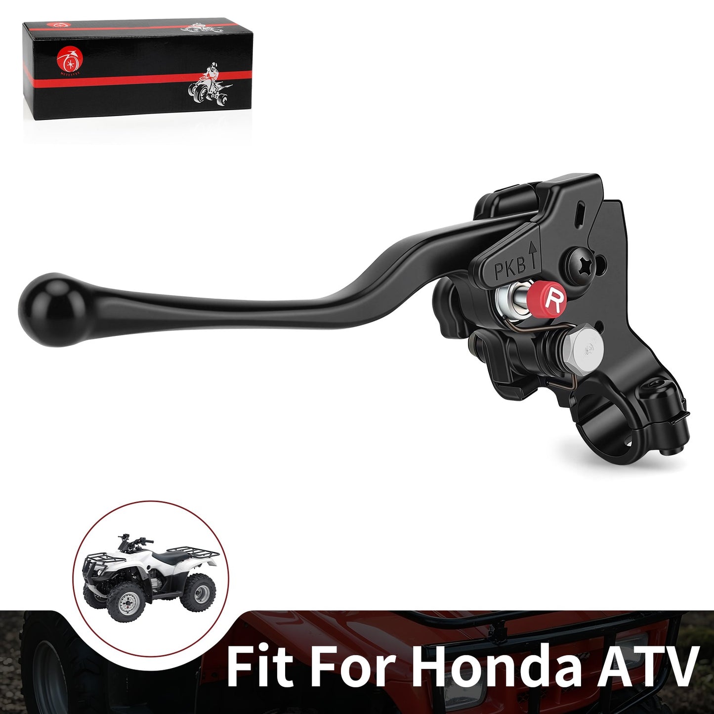 Left Hand Rear Brake Lever for Honda Recon 250 Rancher 350 Foreman 450 (2000–2023)