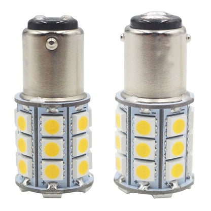 27 x SMD BA15D Red Bulbs for Cabin Marine Boat Interior Lights