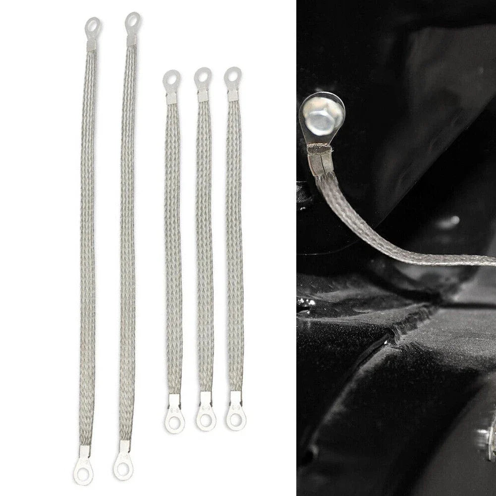 5Pc Heavy Duty Engine Grounding Straps for Trucks and Cars