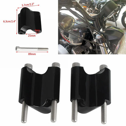 1" Handlebar Riser Extension Block for Harley Fortyeight XL1200X (2010-2018)