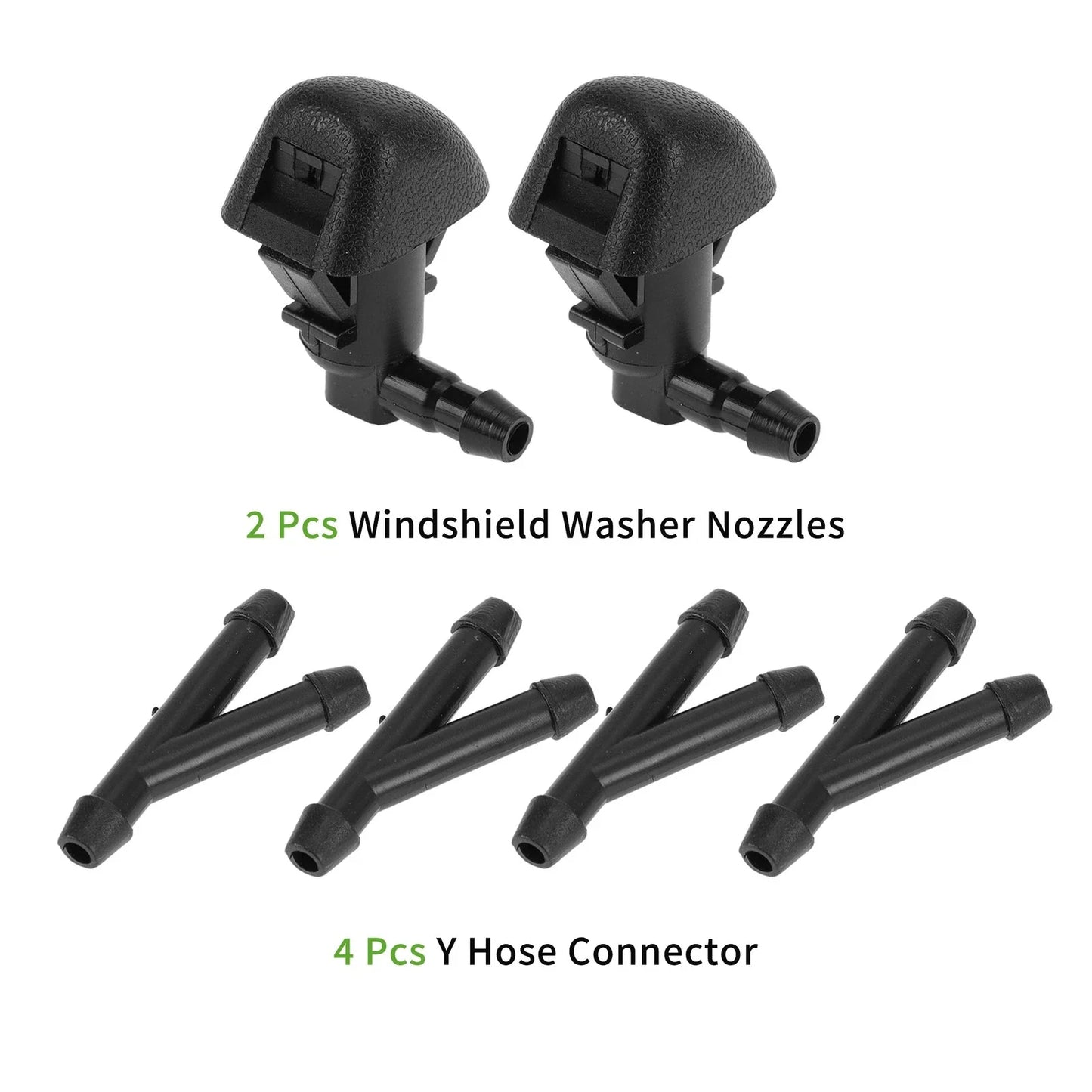 Windshield Washer Nozzle & Hose Connector for Honda (2011-2017)
