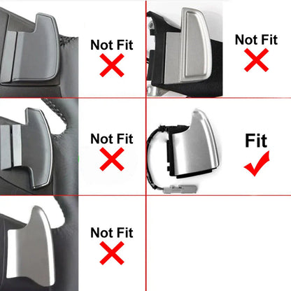 Black Steering Wheel Shifter Paddle Extensions for Honda Civic, CR-V