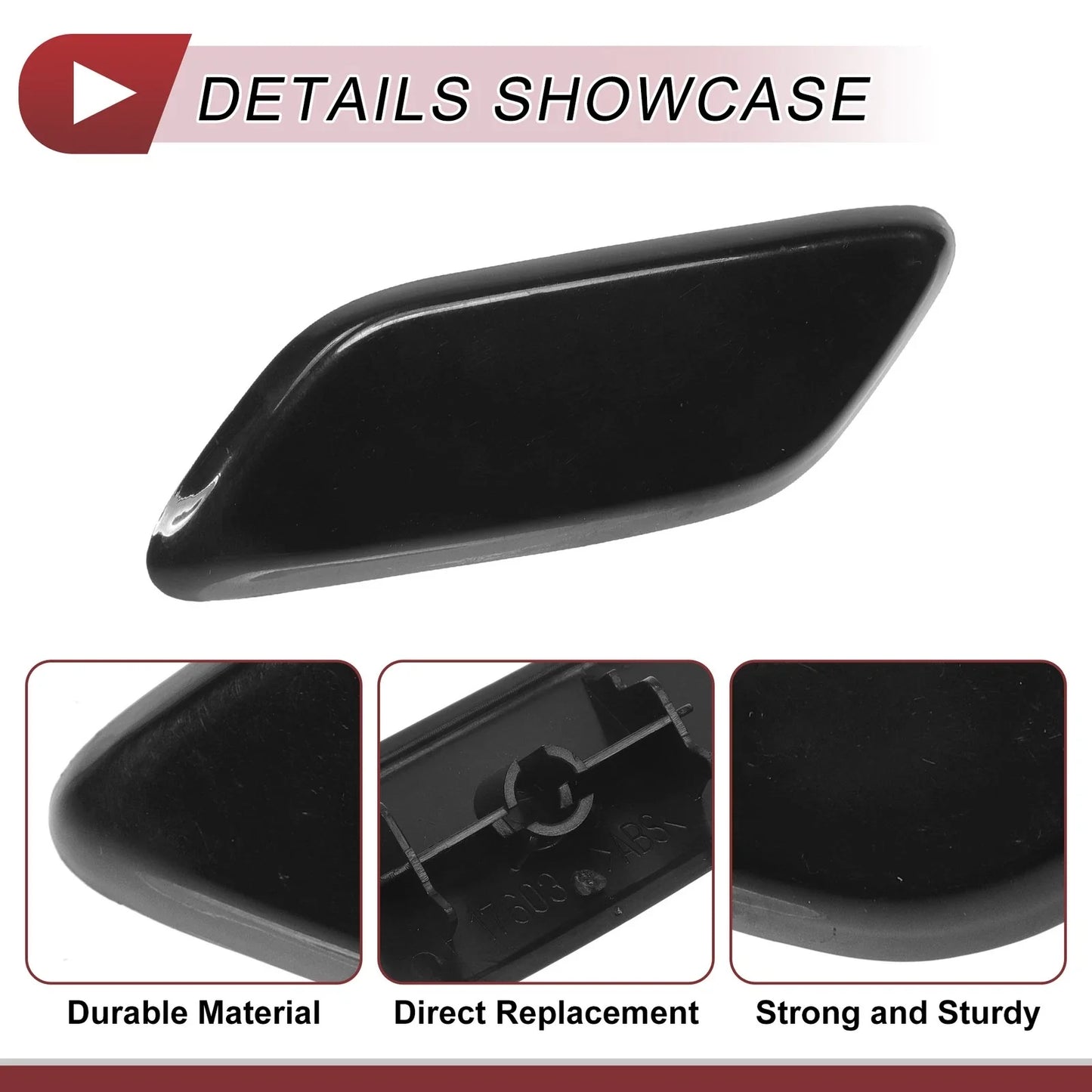 Front Left Washer Nozzle Cover for Honda CR-V MK3 Facelift (2009-2011)