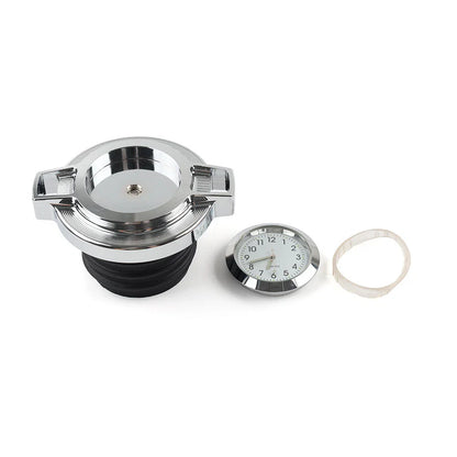 Chrome Fuel Gas Tank Oil Cap Cover for Harley Sportster 883, Softail, Dyna