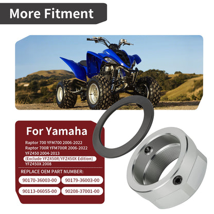 Rear Axle Lock Nut for Yamaha Raptor 700 (2006–2022)