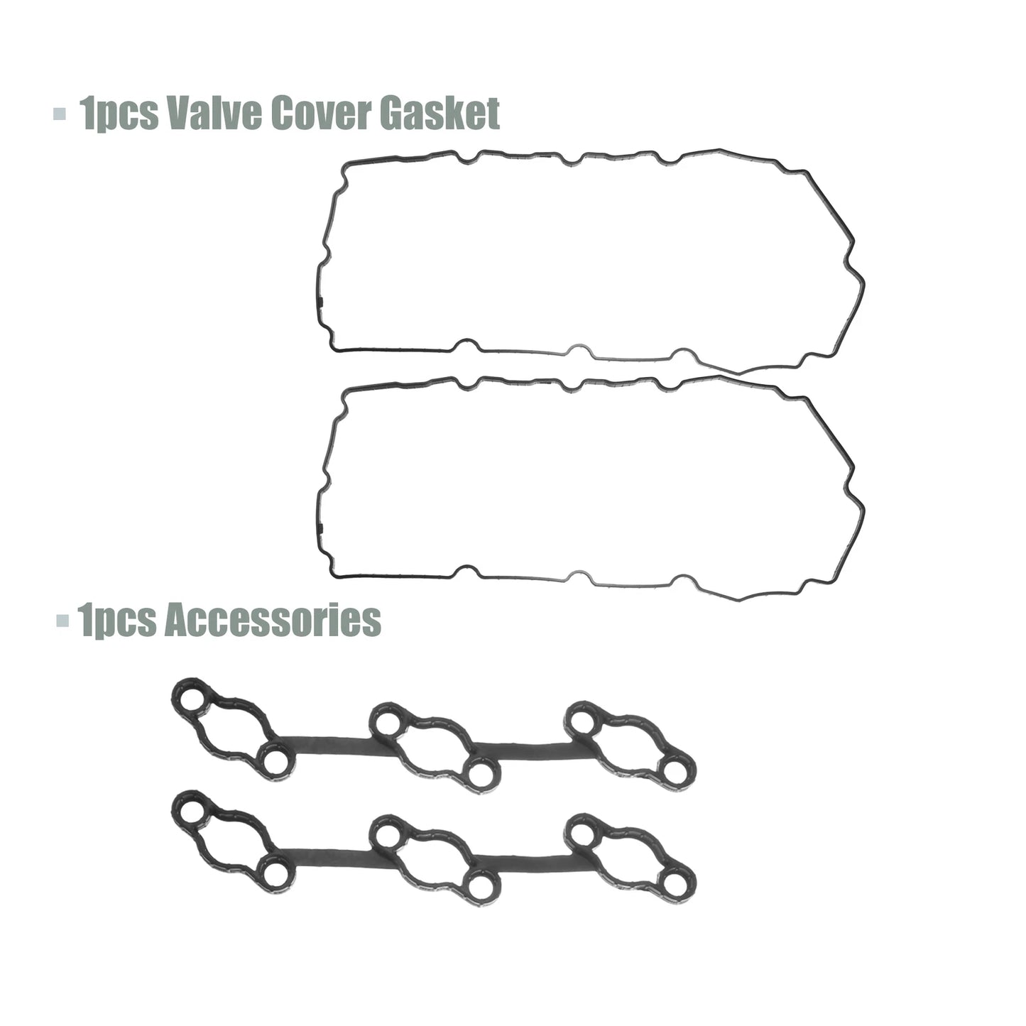 Valve Cover Gasket Set for Hyundai (2009–2012) No. 224533C710 Black