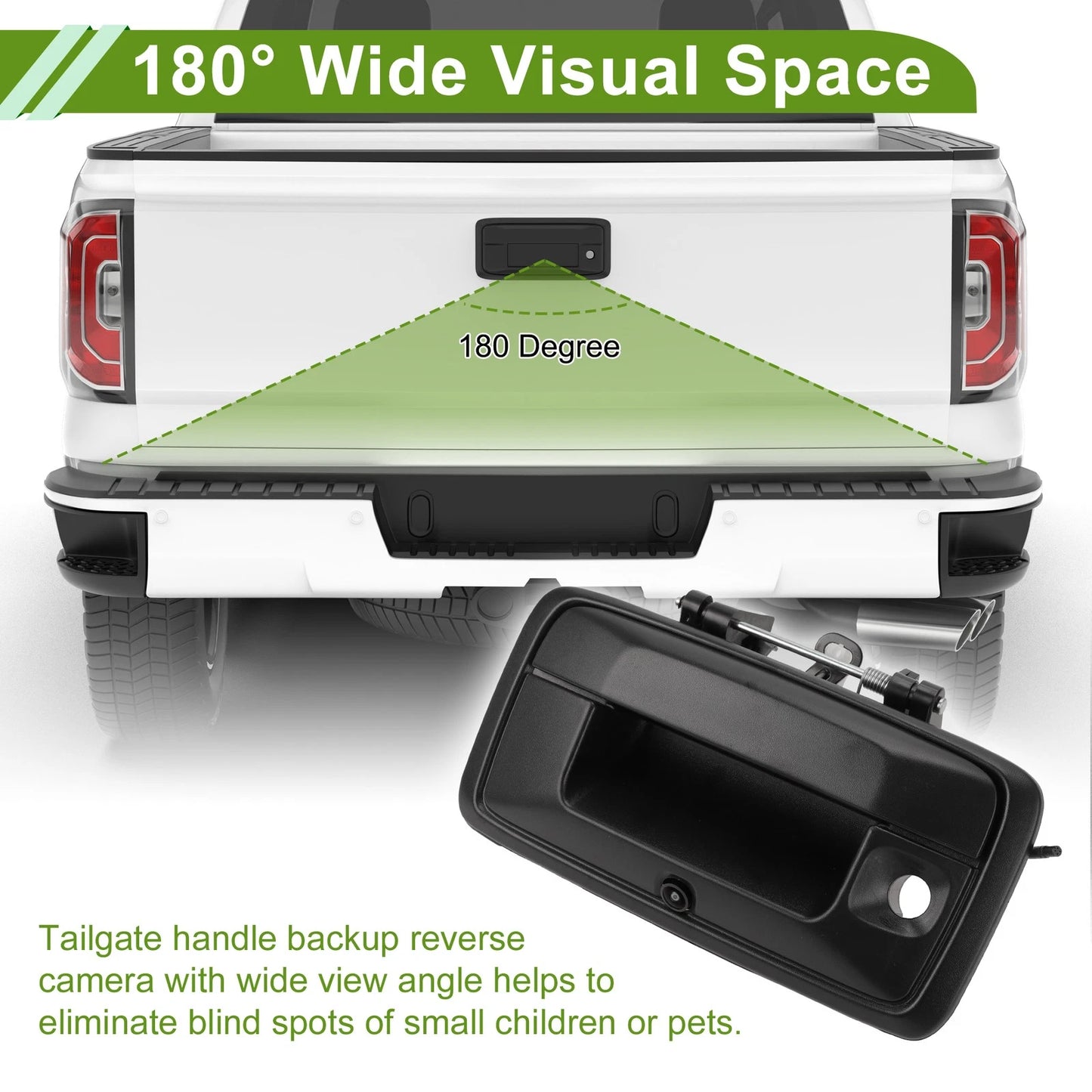 Tailgate Handle with Backup Camera No.23128692 for Chevrolet Silverado
