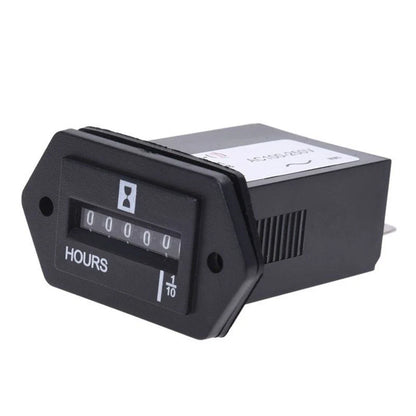 Gauge Hour Meter Black Mechanical Accessories for Engine Replacement