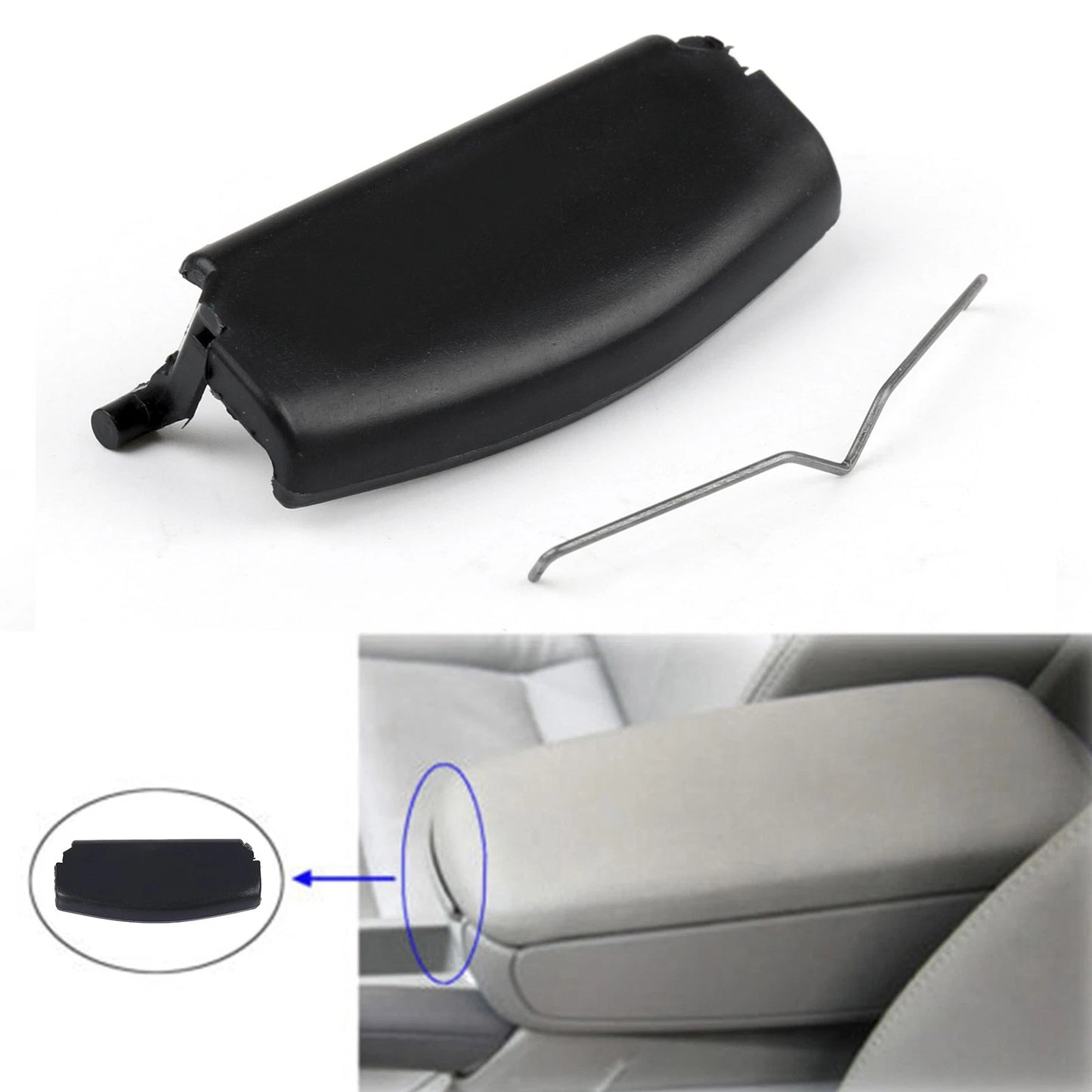Set of 2 Chrome Headlight Washer Covers for Mini Cooper (2008–2014) 61672752559/60