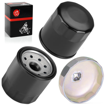 2X Oil Filter & Wrench Tool for Honda Shadow 700 750 800