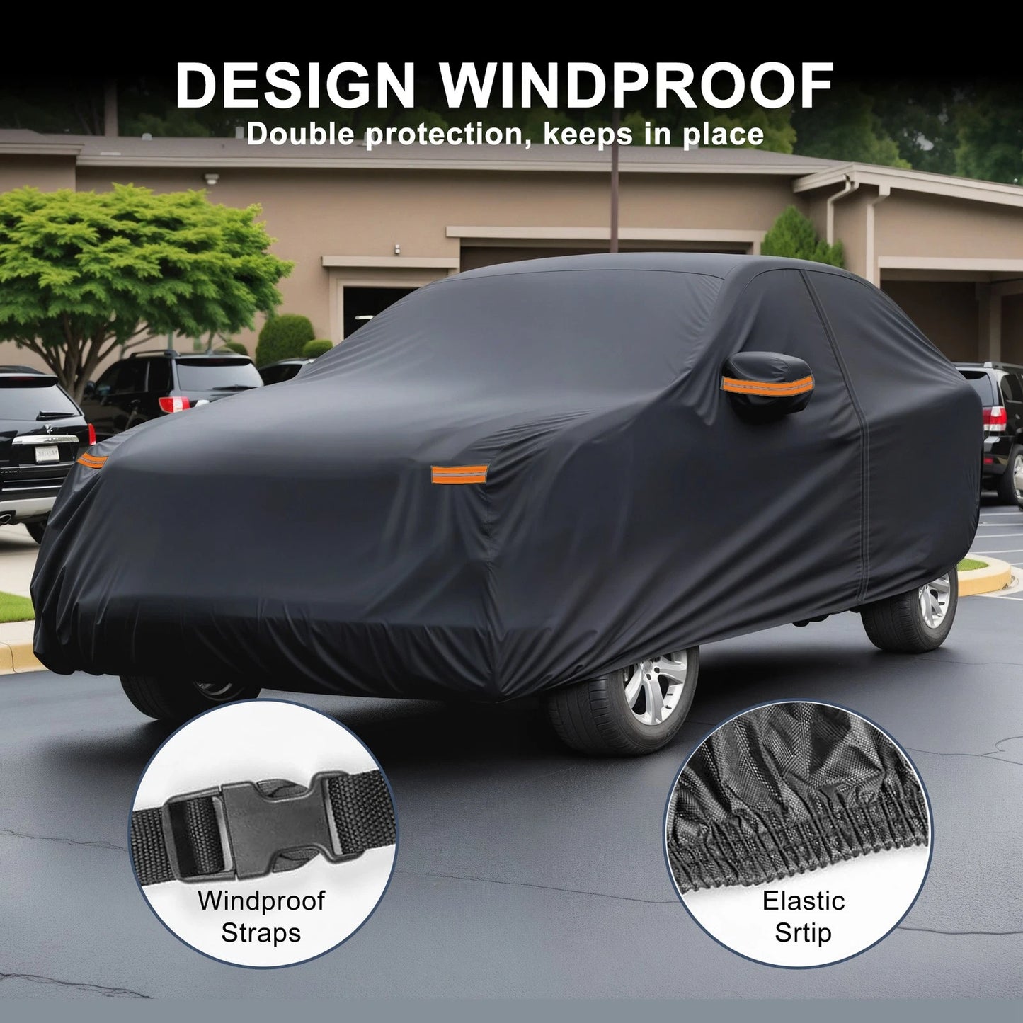 Waterproof 210D-PU Car Cover for Hyundai Tucson (2016–2023)