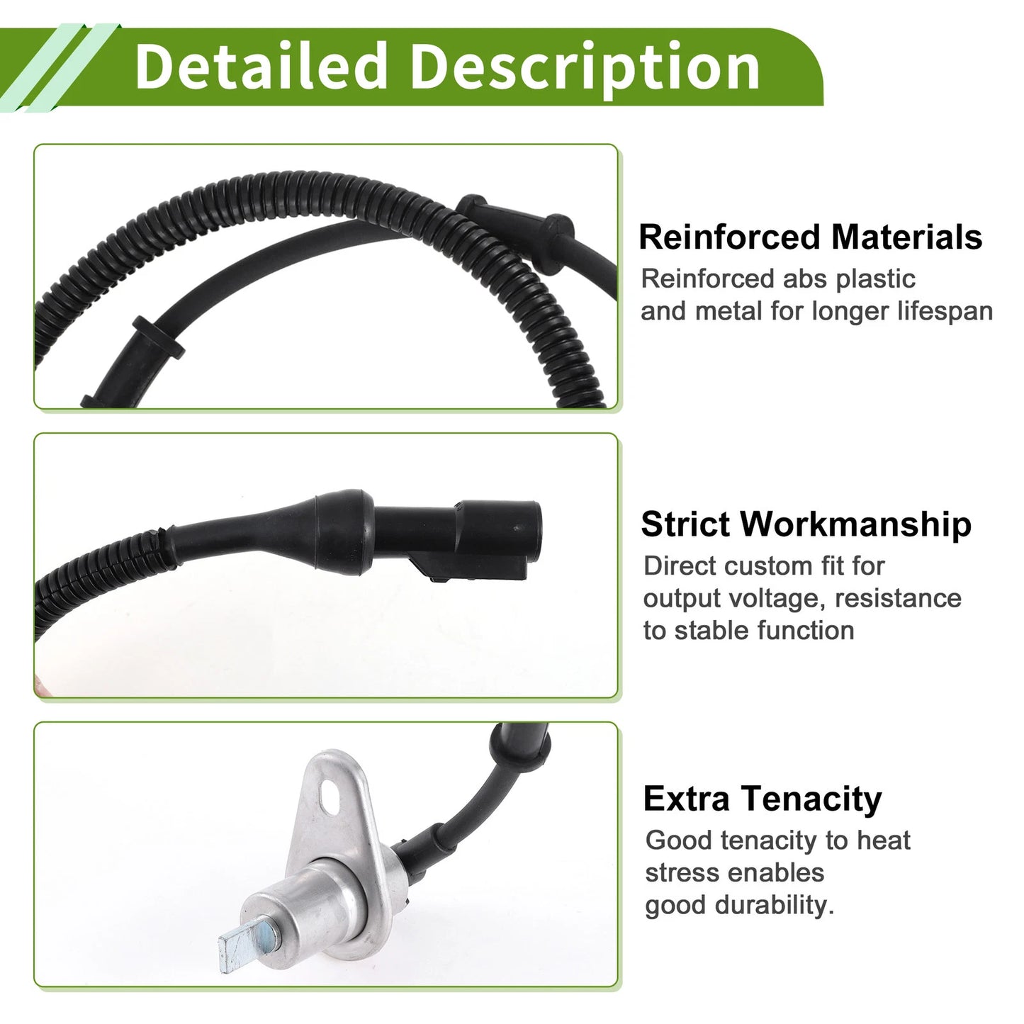 ABS Wheel Speed Sensor for Ford Windstar (1995–2003) No.F58Z2C190B/970090