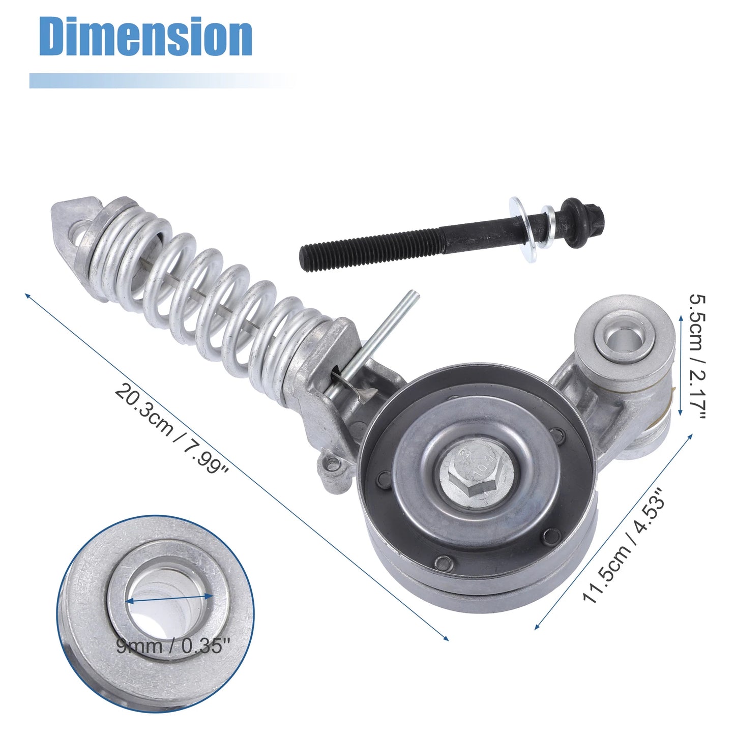 Engine Belt Tensioner Pulley Assembly for Buick Encore (2013–2020) 55565236