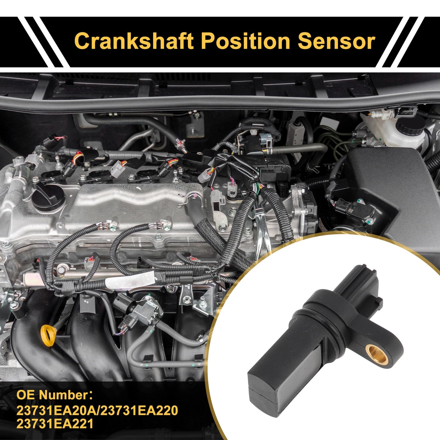 1 Pc Crankshaft Position Sensor for Nissan Pathfinder 4.0 4WD (2005)