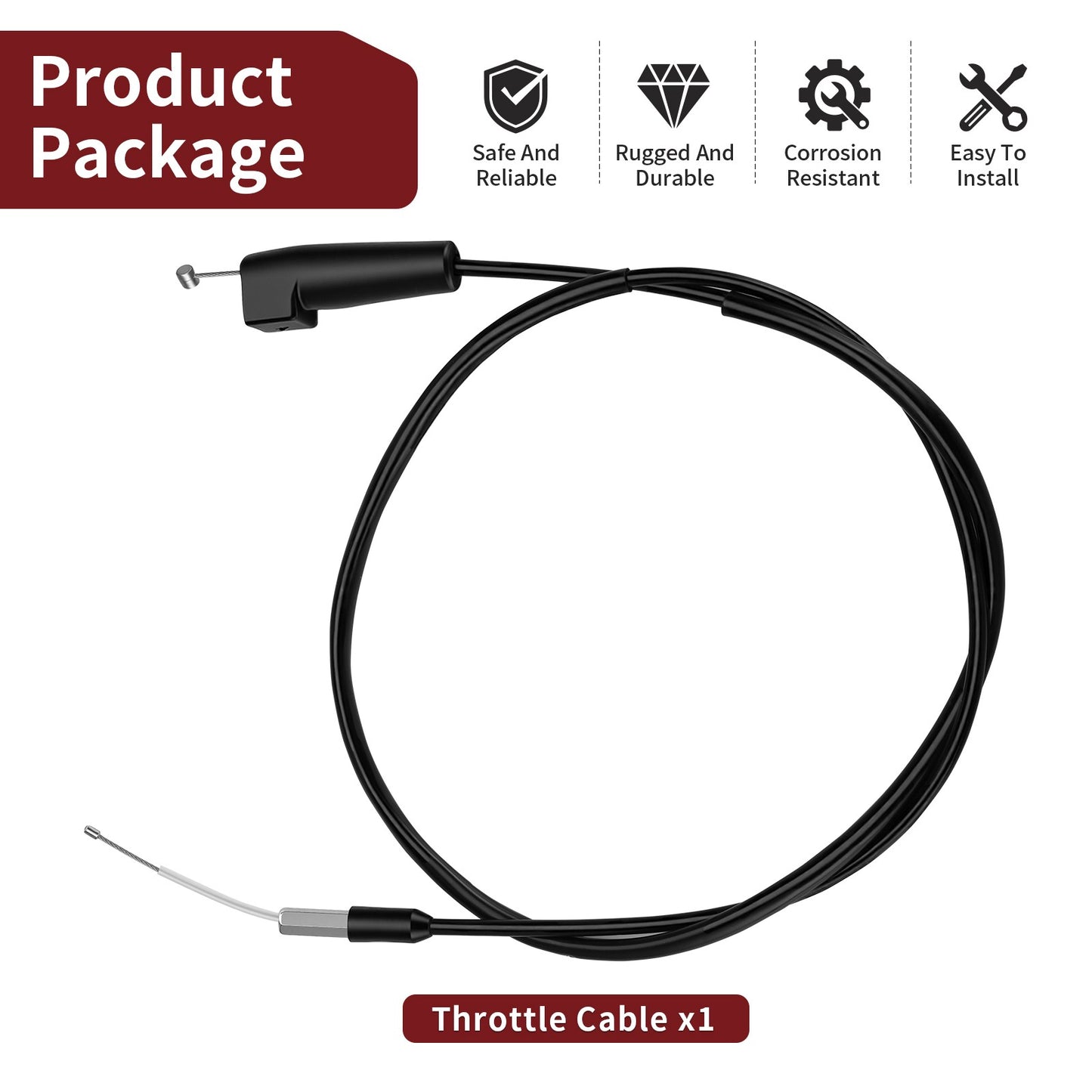 Throttle Cable for Suzuki QuadRunner LTF250F (1999–2002)