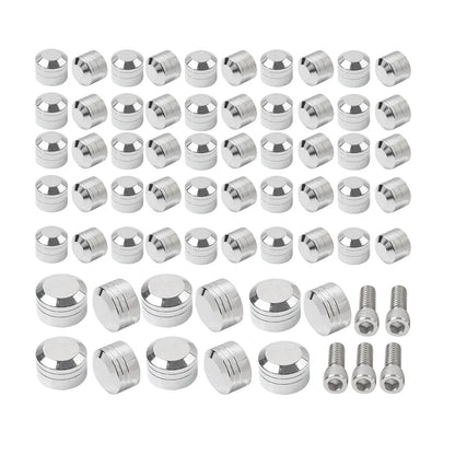 Chrome Engine Topper Screw Bolt Cap for Harley Twin Cam Softail (2007-2017)