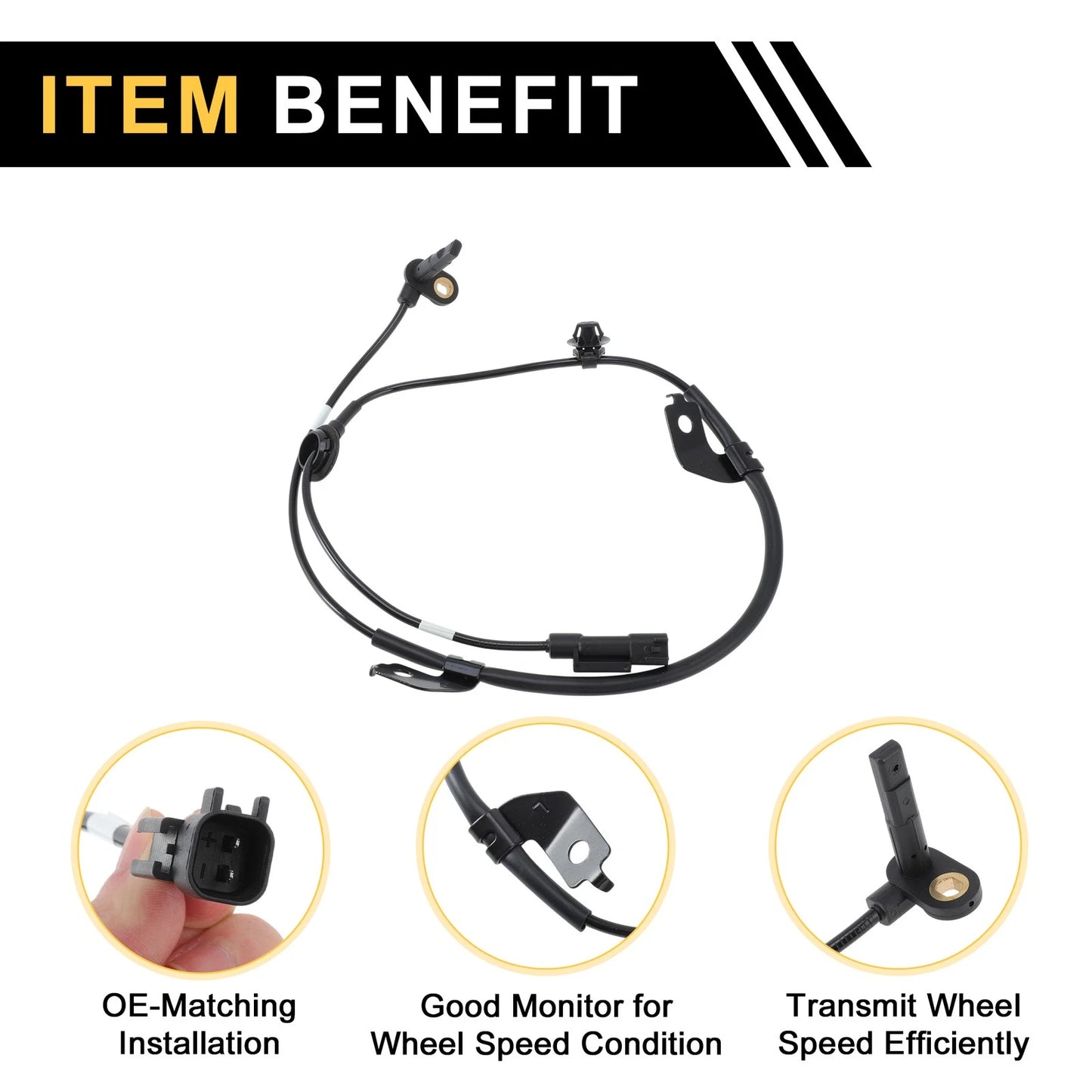 ABS Wheel Speed Sensor No. 4670A203 for Mitsubishi Lancer (2002–2007)