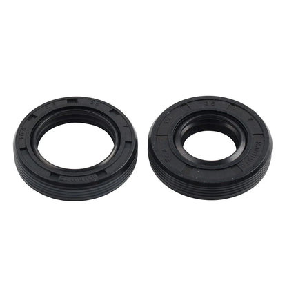 2X Crankshaft Oil Seals for Yamaha PW50 PY50 (1970–2023) Black Rubber