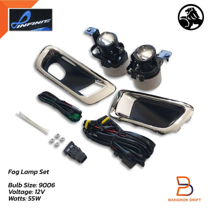 Fog Driving Light Lamp Set 9006 12V 55W for Holden Colorado Ute (2011-2016)