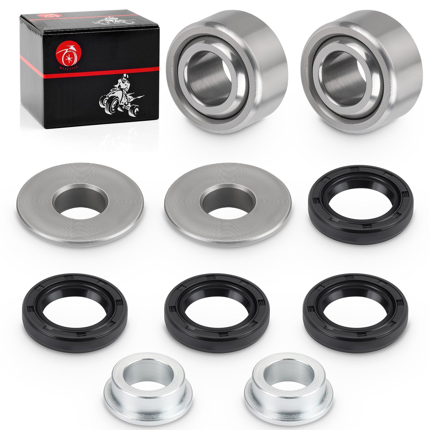 Rear Shock Bushing Bearing Kit for Yamaha Warrior 350 (1987–2004)