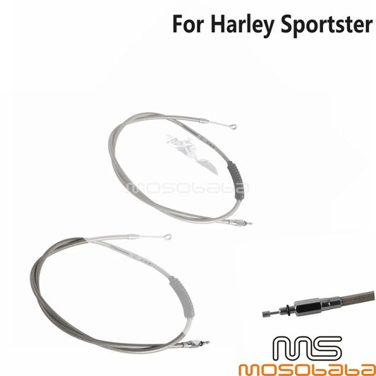 1.4M Stainless Clutch Cable for Harley Sportster XL883 XL1200 (1996-2015)