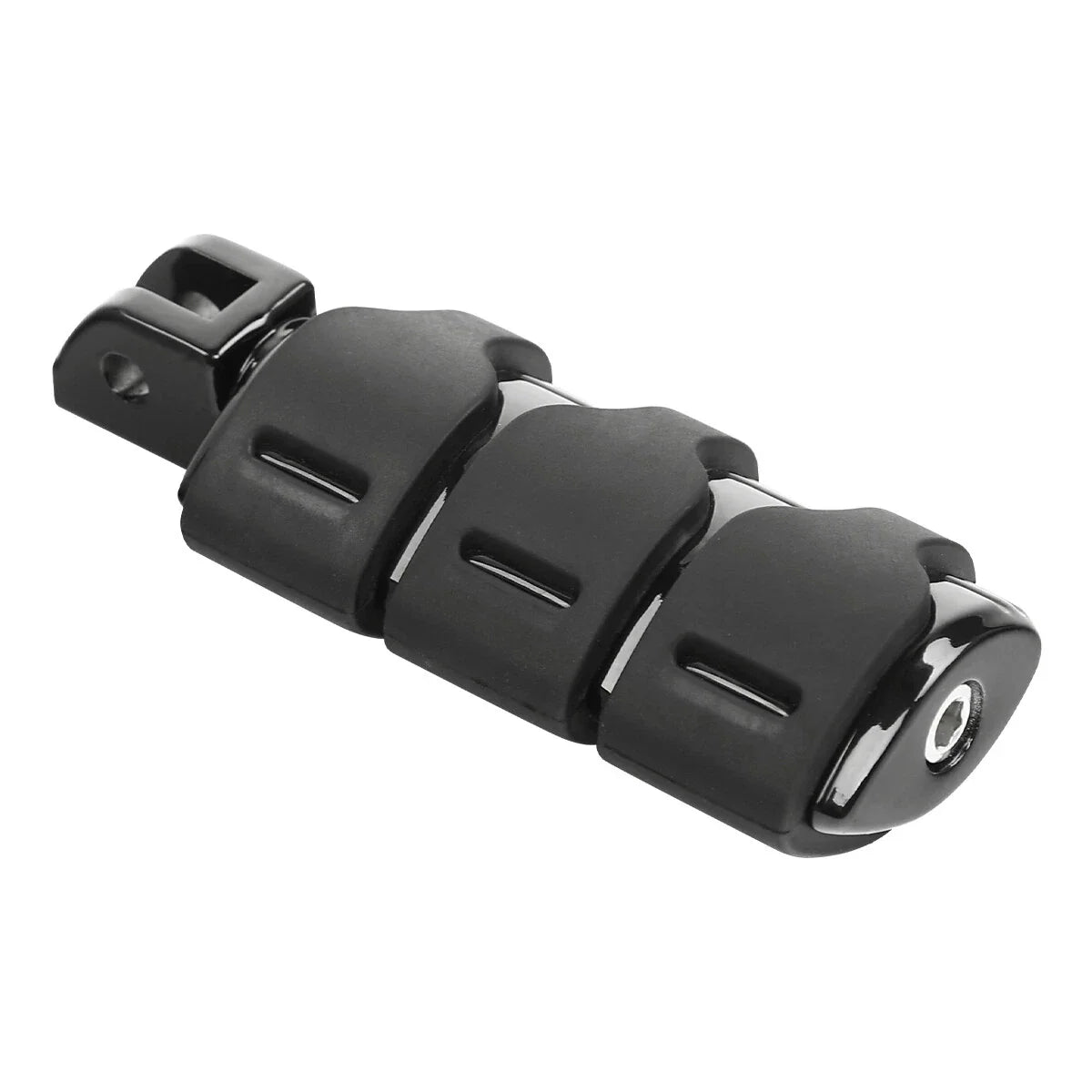 Black Front Rider Driver Footpeg Pegs for Harley Softail Low Rider (2018-2025)