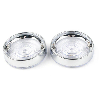 Clear Turn Signal Bezels Lens Covers for Harley Touring Road King (2009-2023)