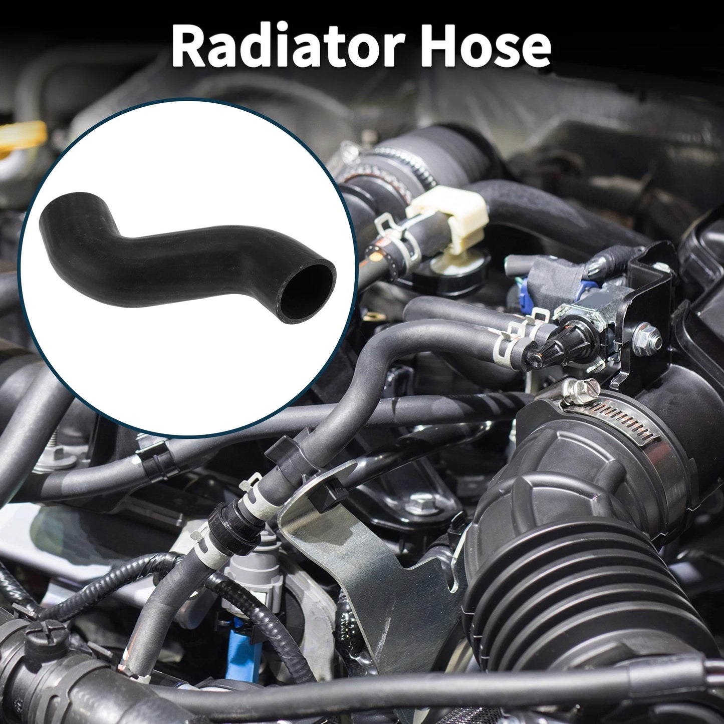Radiator Hose for Mercedes-Benz Sprinter 209 CDI (2006–2018) 9065280182 Rubber
