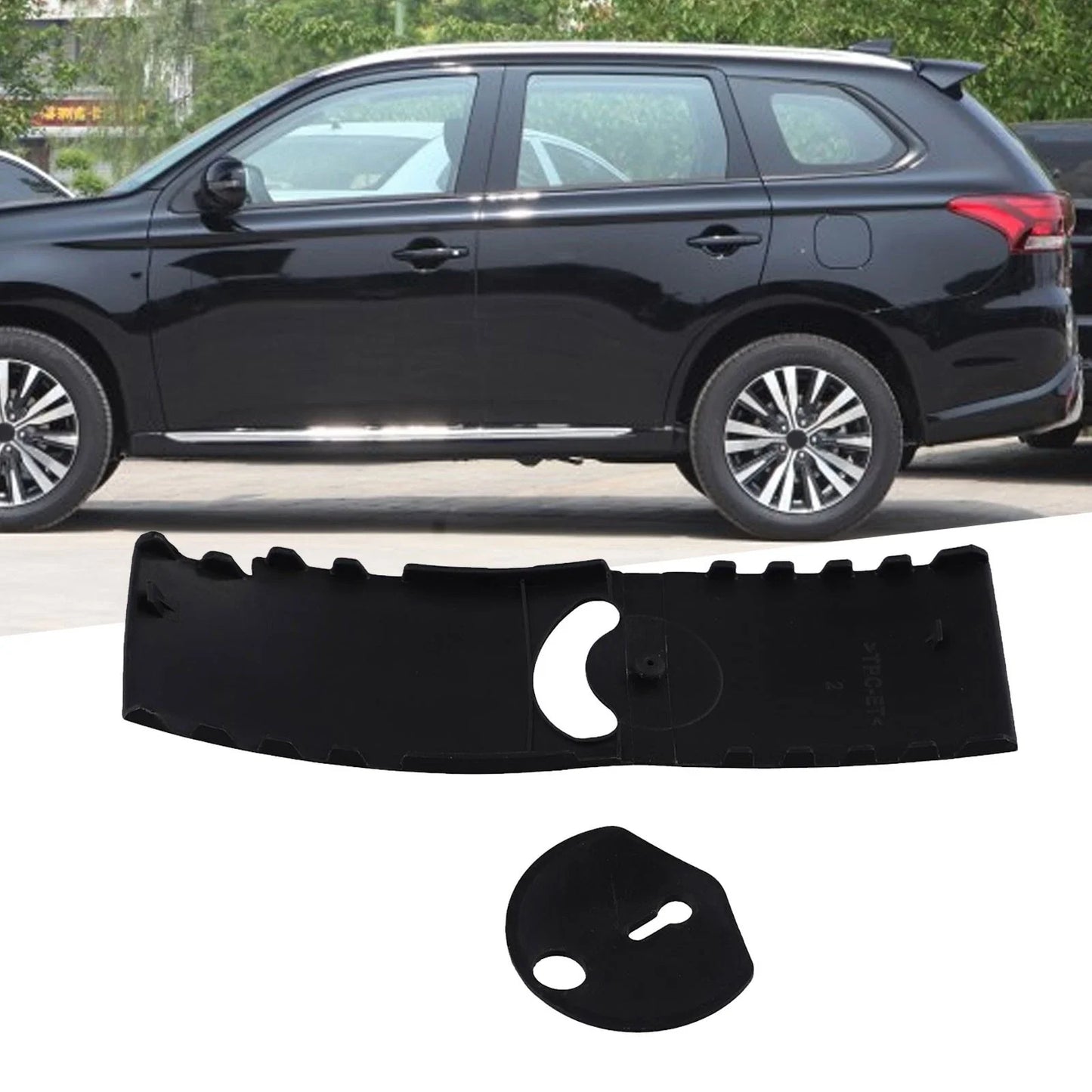 Gearshift Lever Cover ABS Black for Mitsubishi Outlander