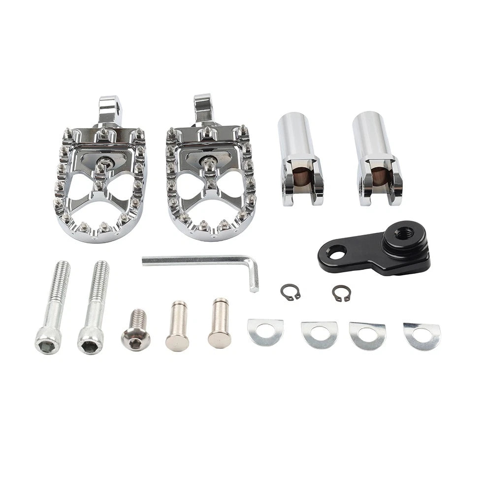 Chrome 6" Handlebar Riser 1" Top Clamp for Harley Road Glide (2008–2023)