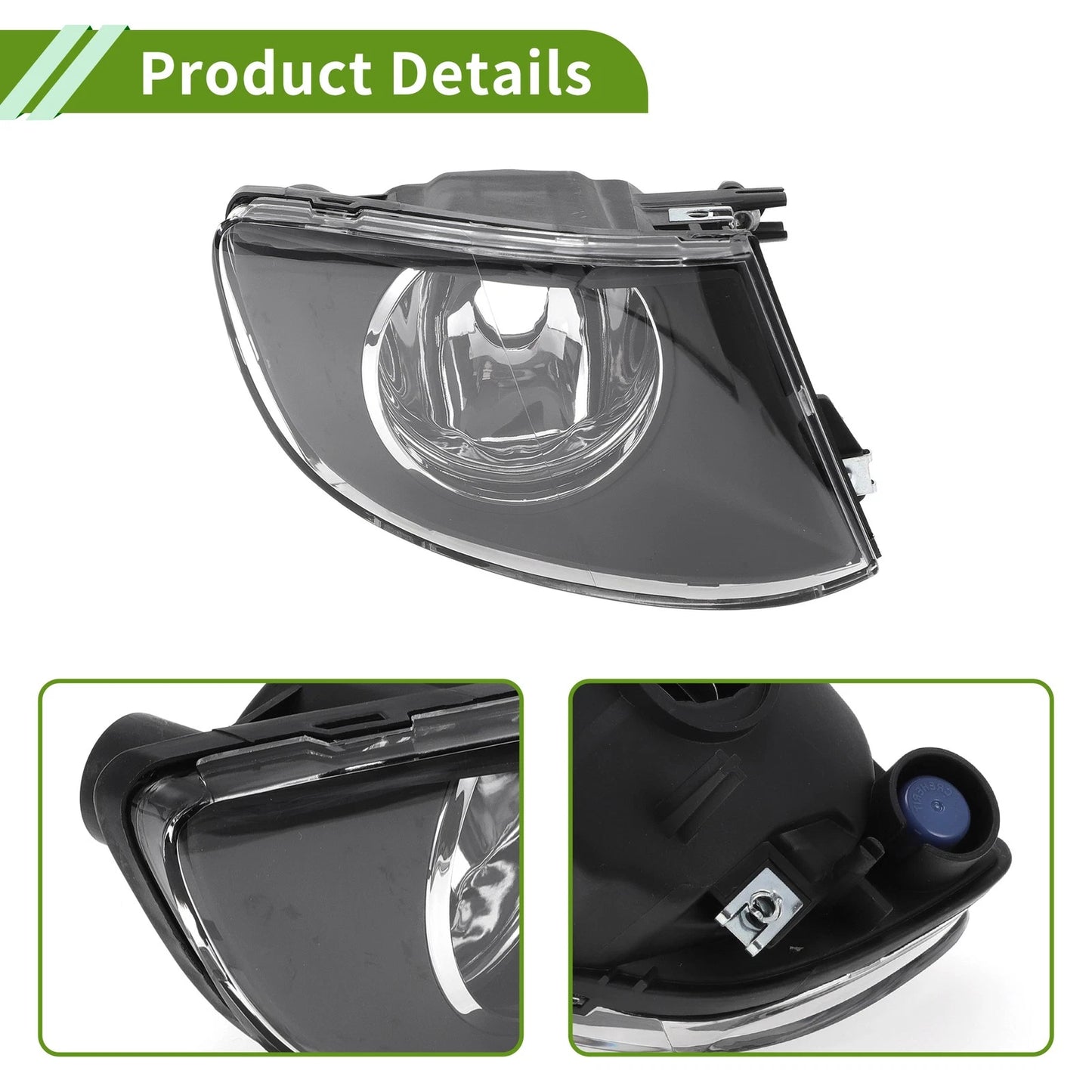 1 Pc Right Fog Light Grill for BMW 3 Series (2007–2011) No. 63176937466