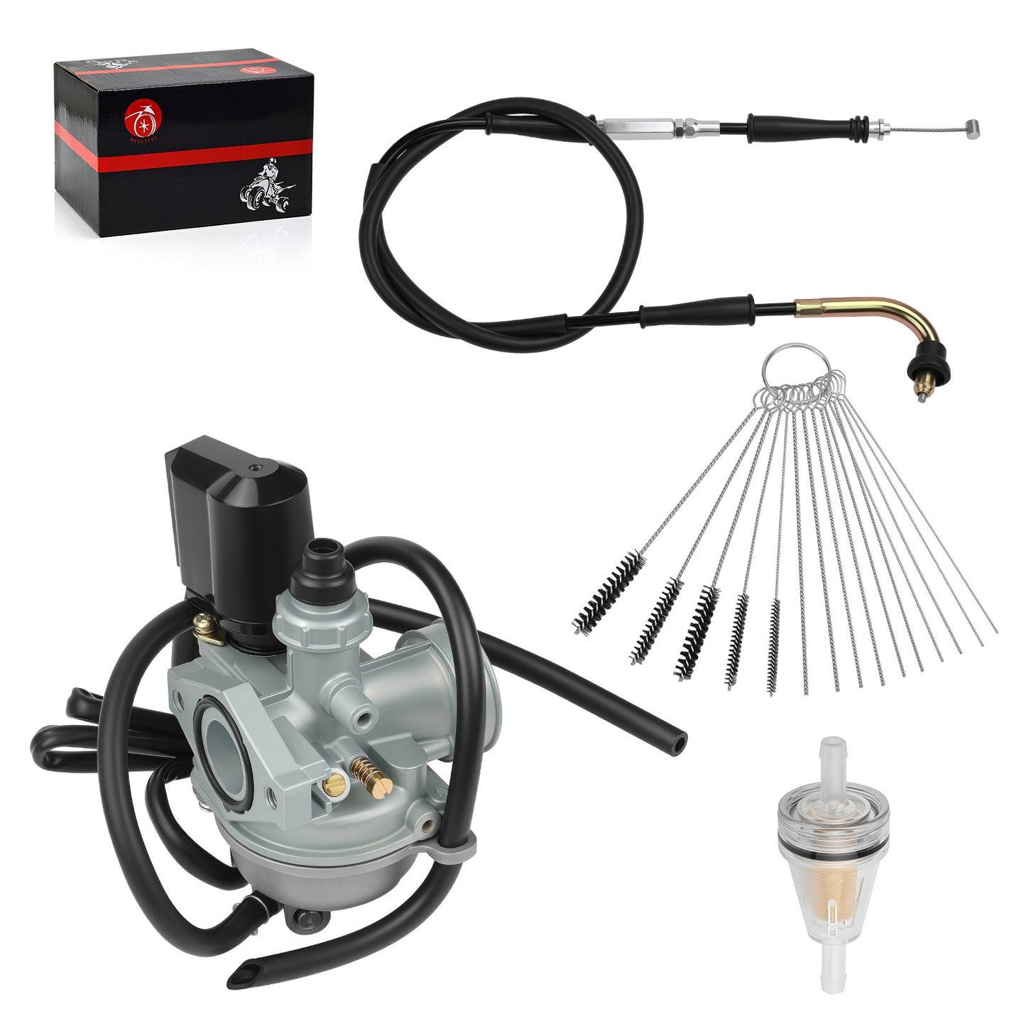 Carburetor & Throttle Cable for Kawasaki KFX 50 (2007–2024)
