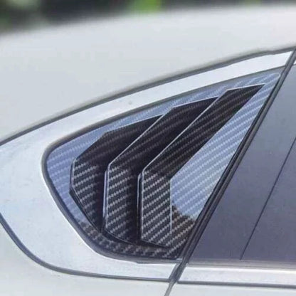 ABS Carbon Fiber Vent Window Scoop Louver Cover for Kia Forte K3 (2019–2022)