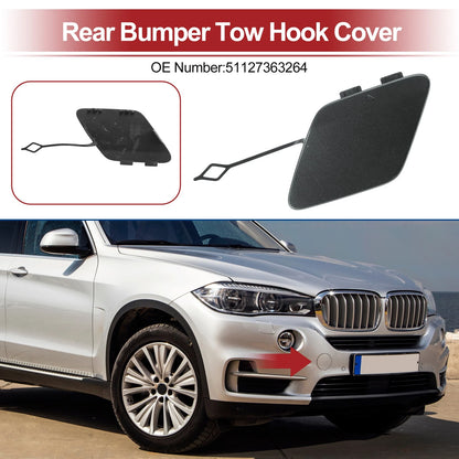Rear Car Bumper Tow Hook Cover for BMW 428i (2014–2016) No. 51127363264 Grey